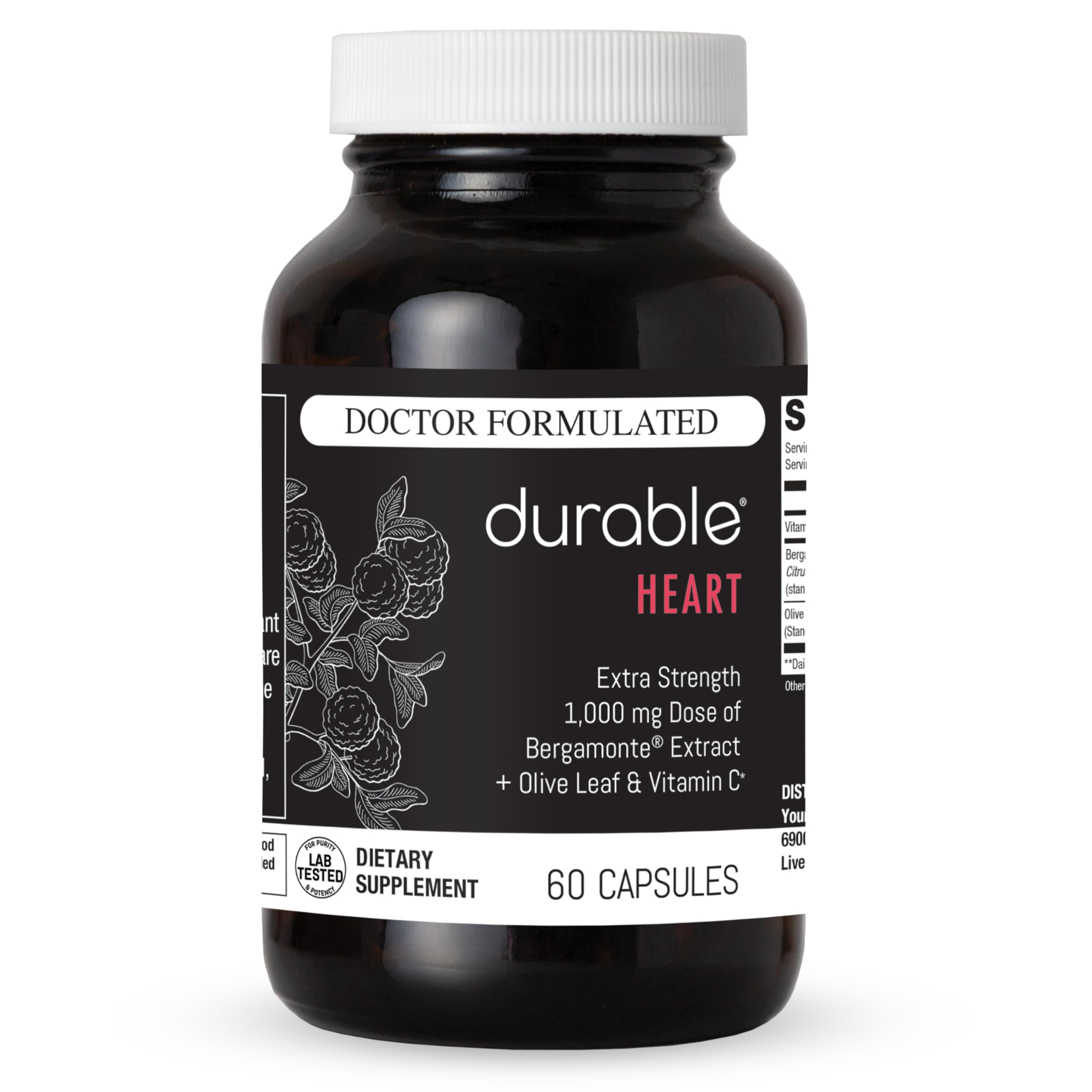 Durable Heart frente del envase mostrando la marca y beneficios