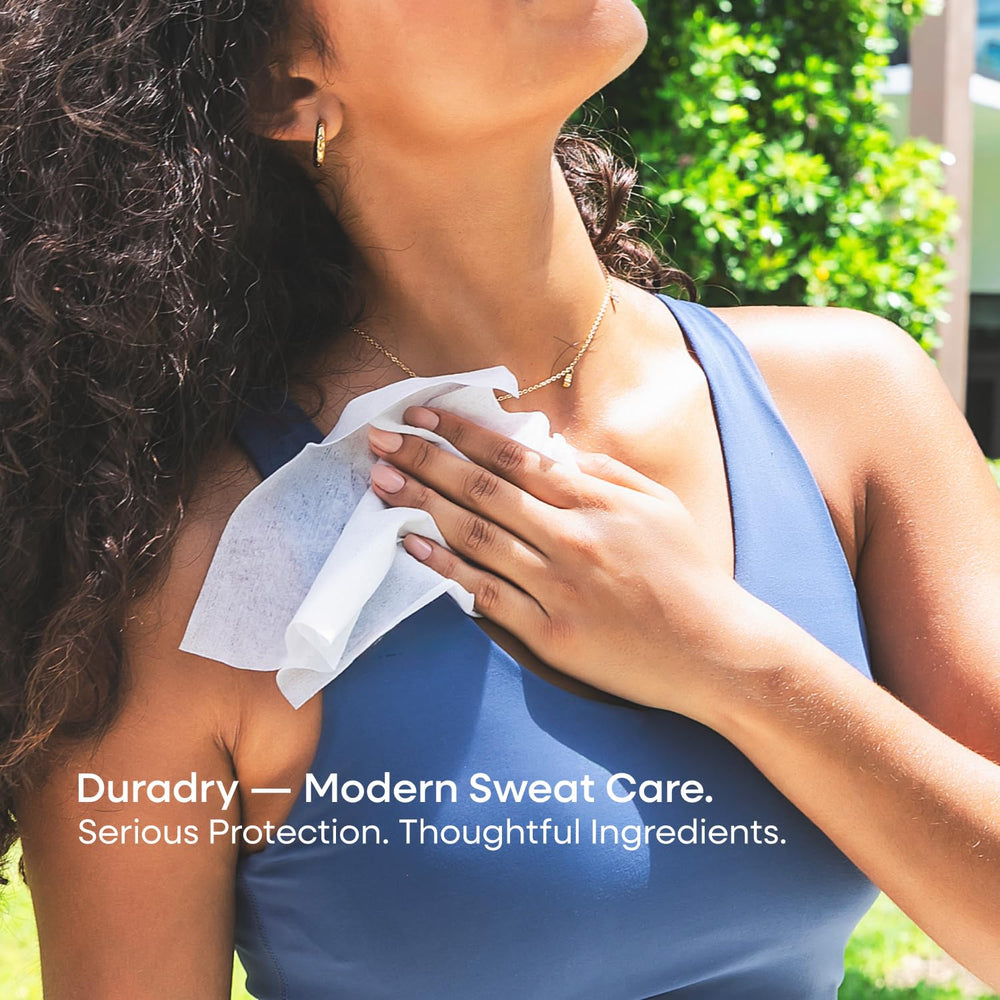 Duradry etiqueta con ingredientes naturales, confianza en fórmula