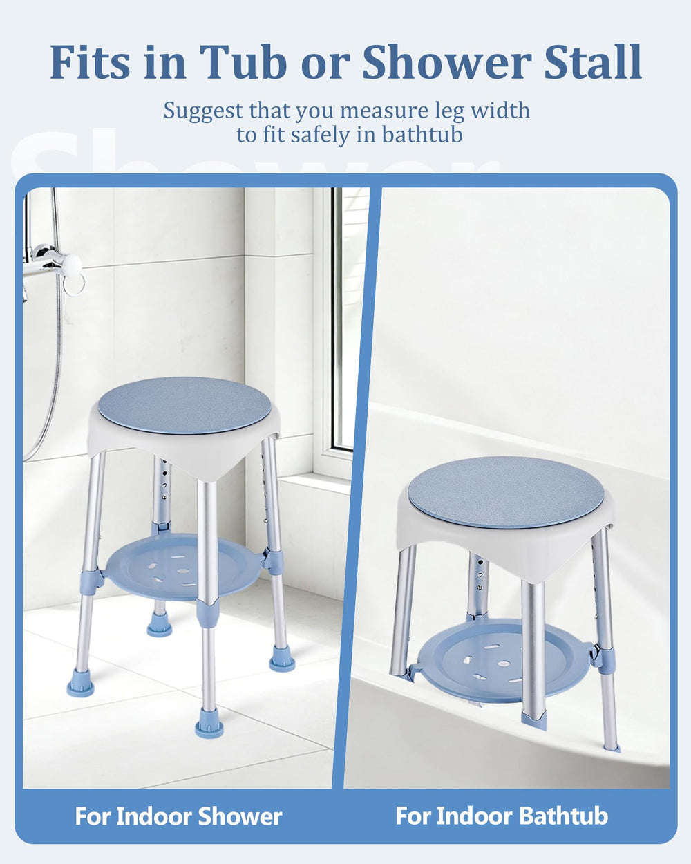 DUTYWORKS comparación de tamaño con bañera pequeña, ideal para espacios reducidos