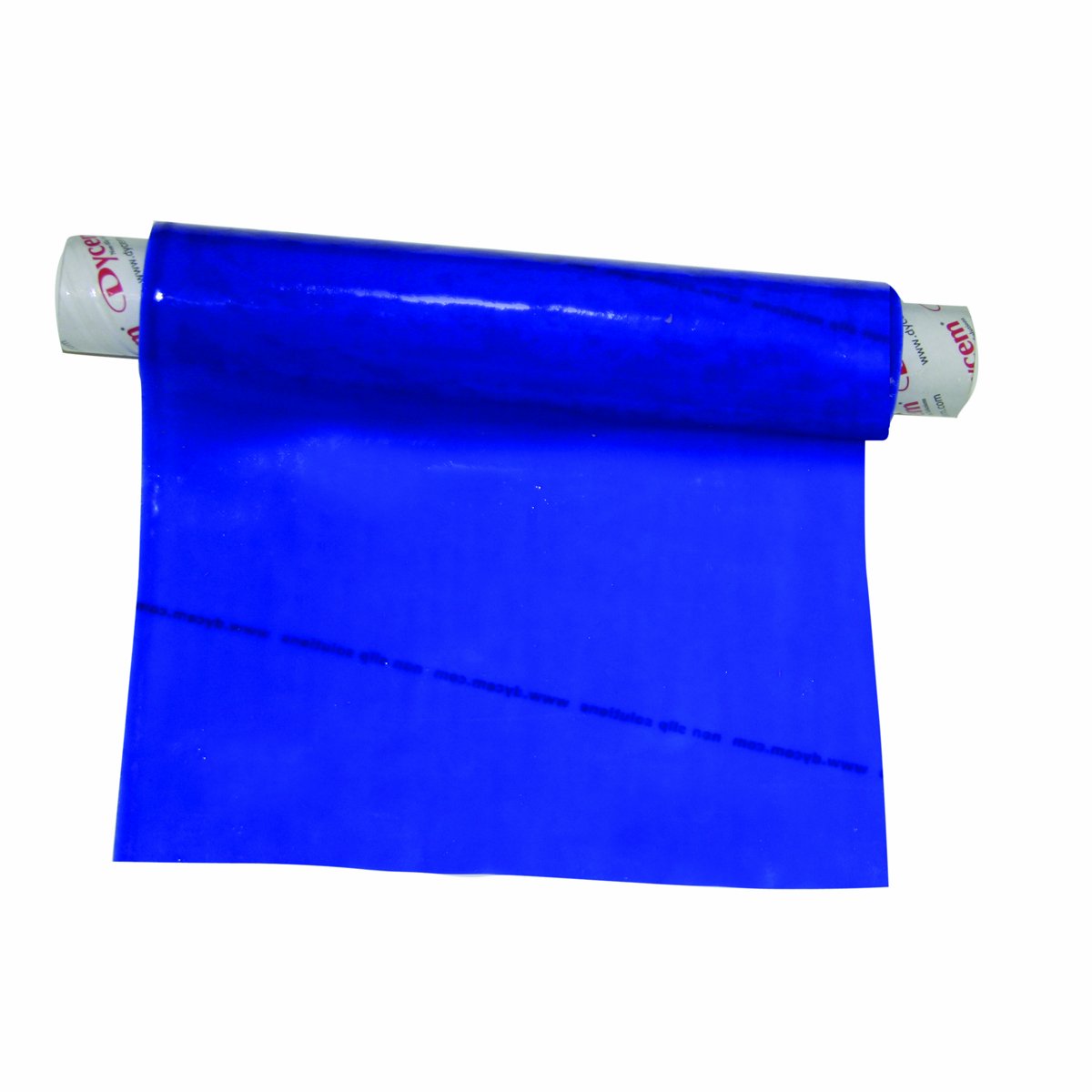 Dycem rollo frontal mostrando color azul y tamaño, mejora la estabilidad