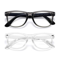 DYLB vista frontal de las gafas infantiles, diseño atractivo y cómodo