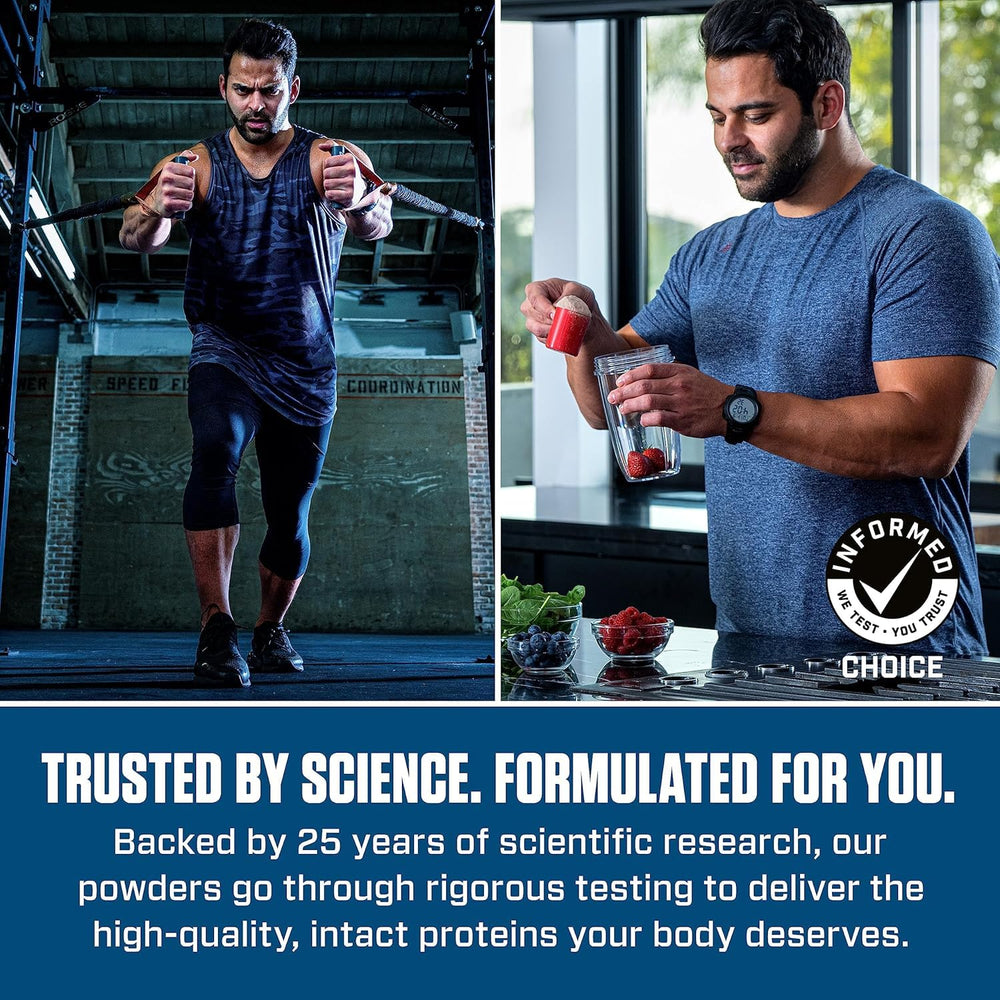 Dymatize batido en desayuno proteico para apoyar metas diarias