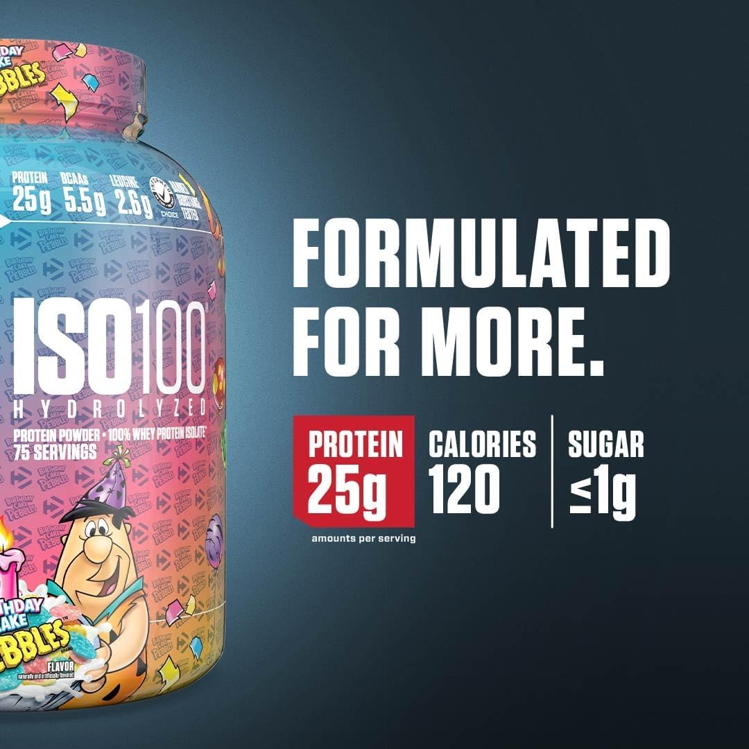Dymatize polvo ISO100 textura fina para disolución rápida y sin grumos