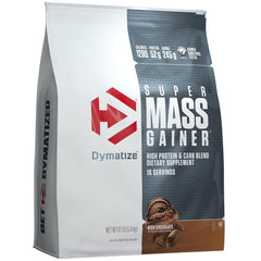 Dymatize envase frontal chocolate mostrando diseño y tamaño del producto