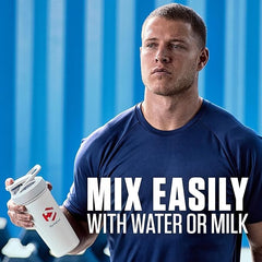 Dymatize añadir polvo a avena o pancakes para aumentar proteína