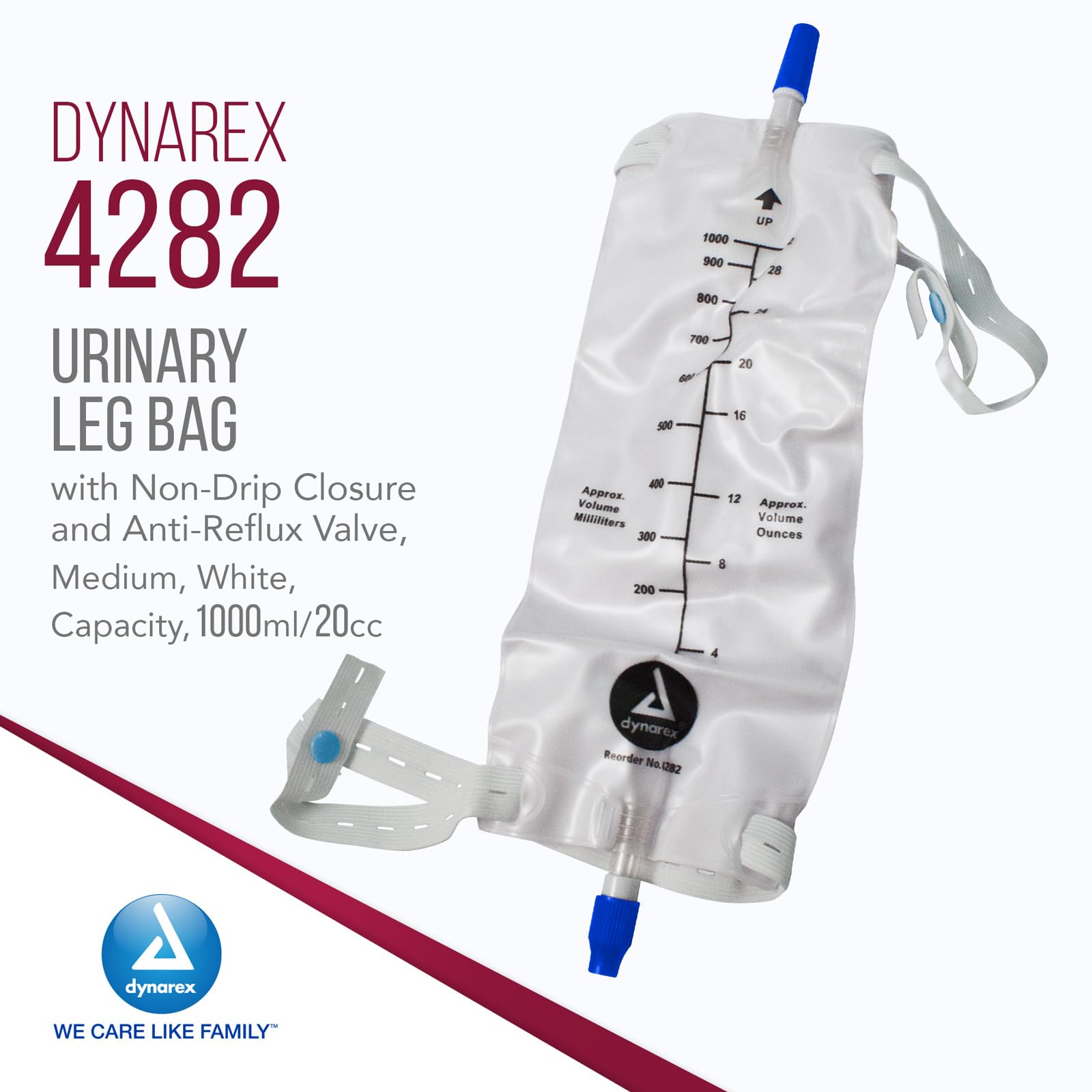 Dynarex detalle de vinilo y laterales plegados para mayor comodidad