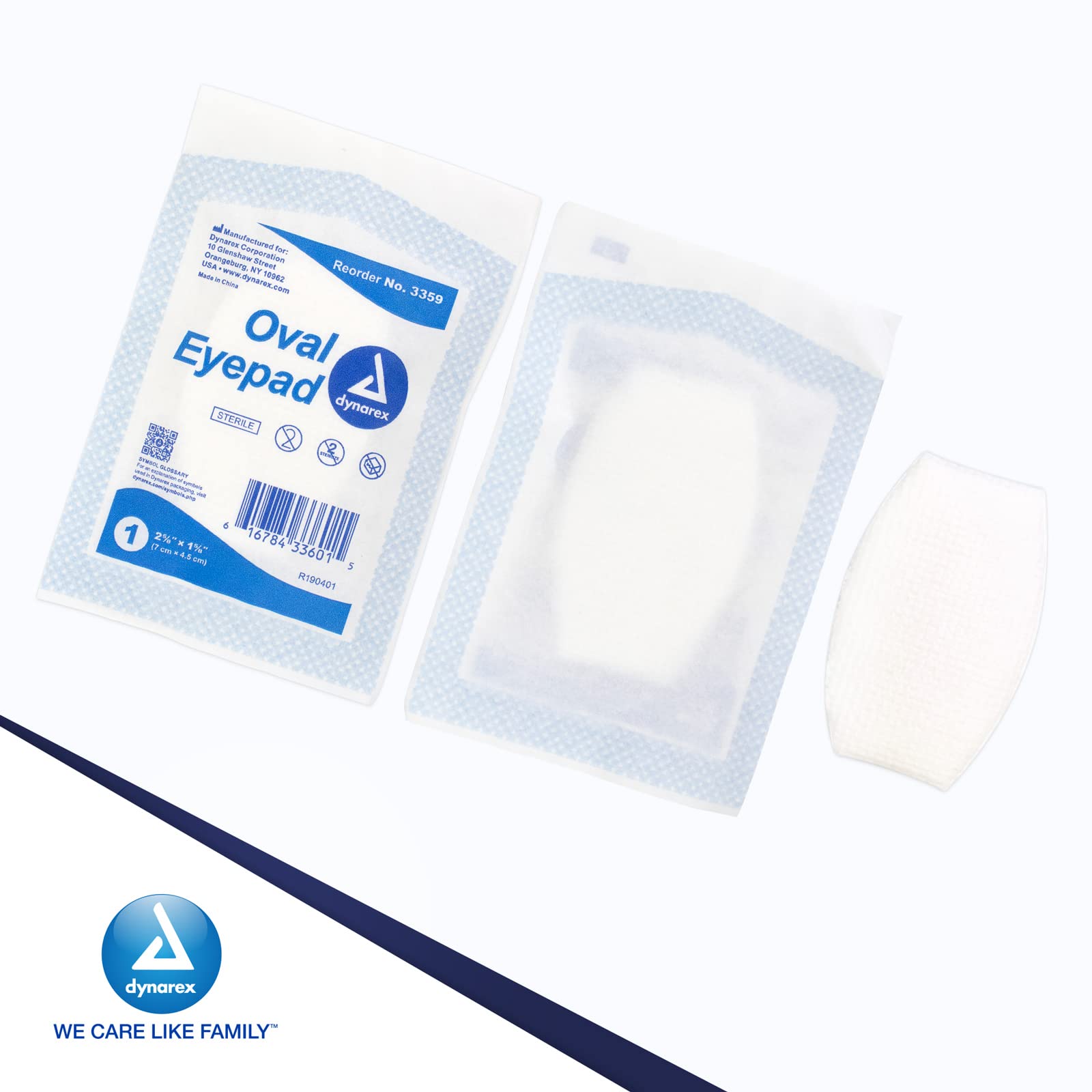 Dynarex etiqueta del producto con información que ayuda a compra informada