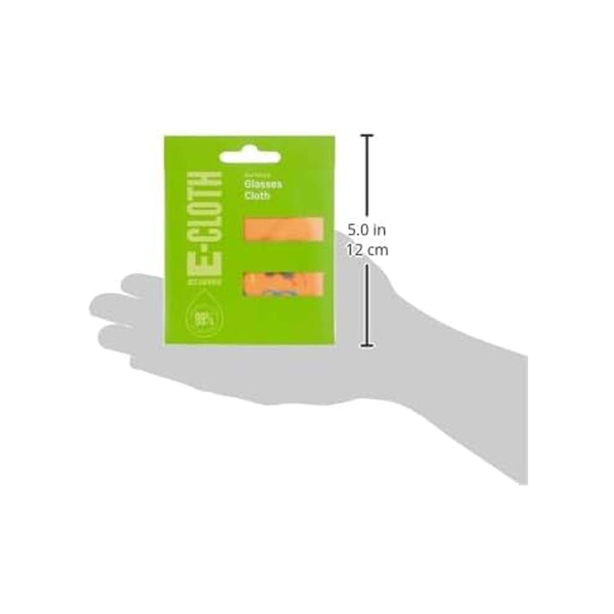 E-Cloth paño dentro de funda de gafas para protección y limpieza inmediata