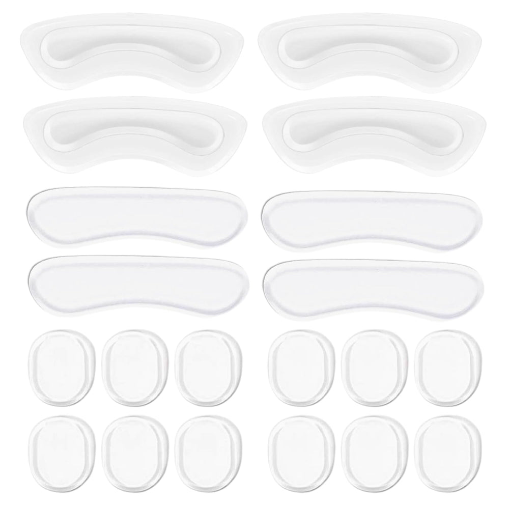 EACOZY paquete frontal mostrando almohadillas adhesivas y beneficios de confort