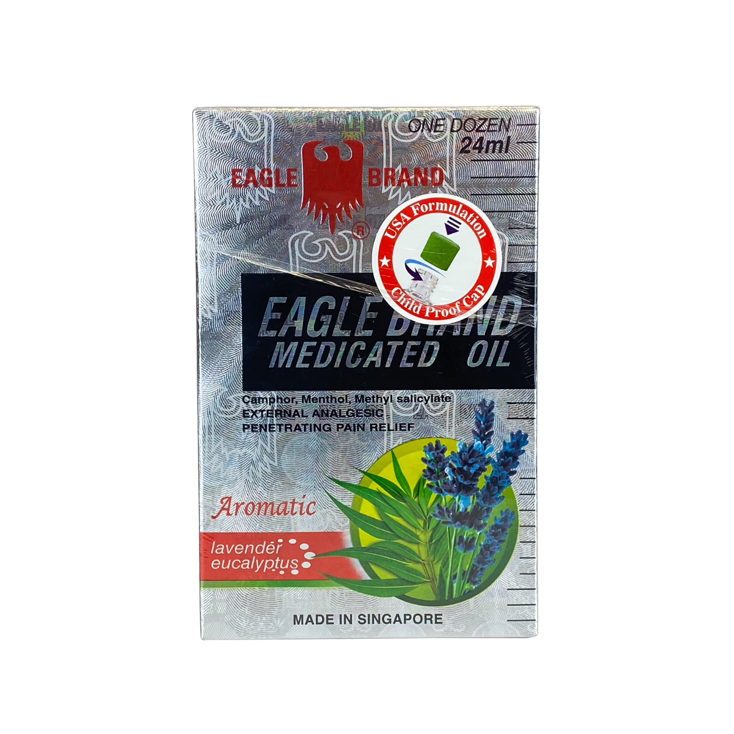 Eagle Brand etiqueta con ingredientes naturales y beneficios visibles