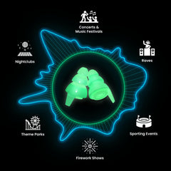 Eargasm etiqueta e instrucciones claras para cuidado y limpieza