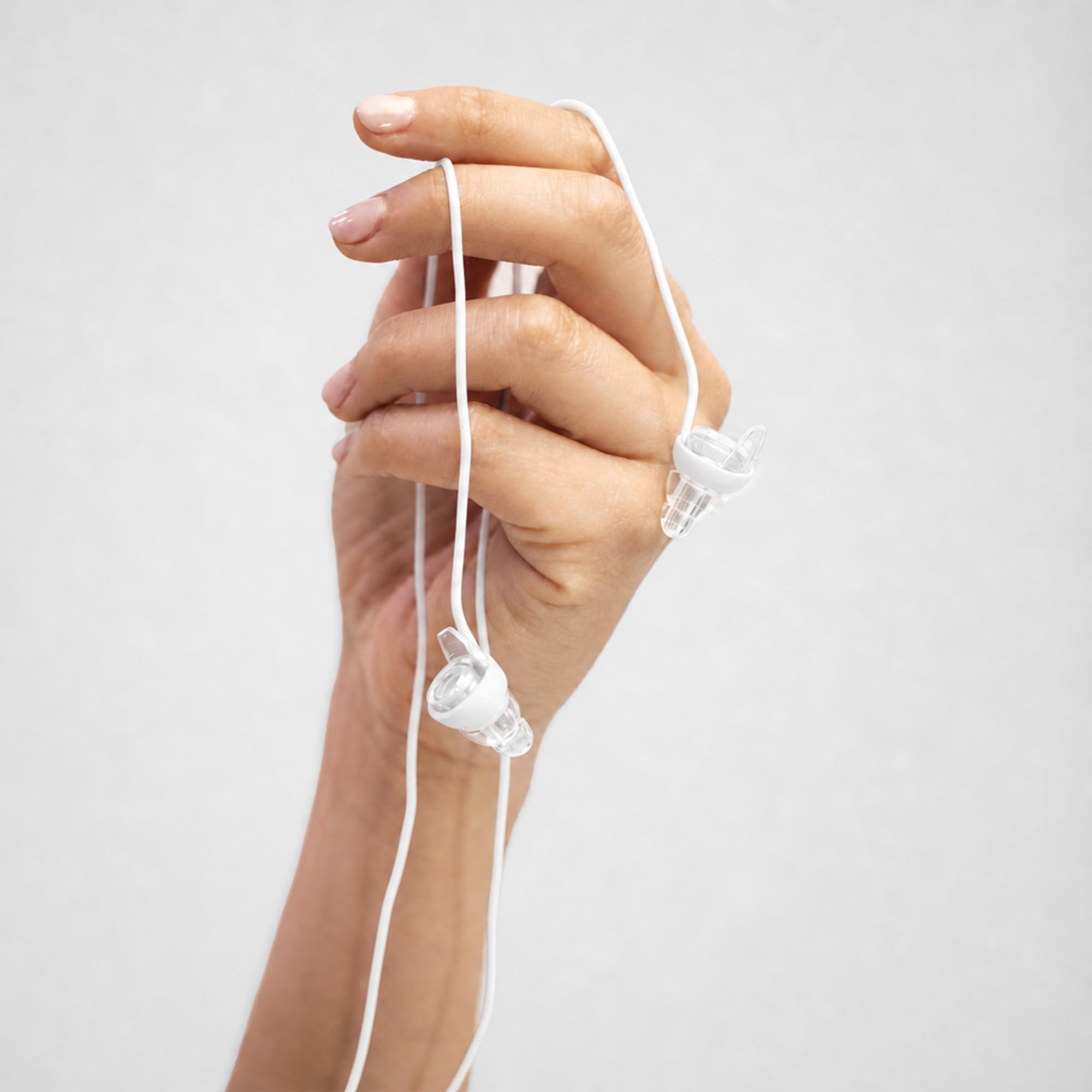 Eargasm primer plano de silicona flexible evidenciando durabilidad y confort