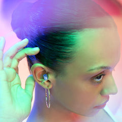 Eargasm estuche de aluminio con llavero para transporte seguro