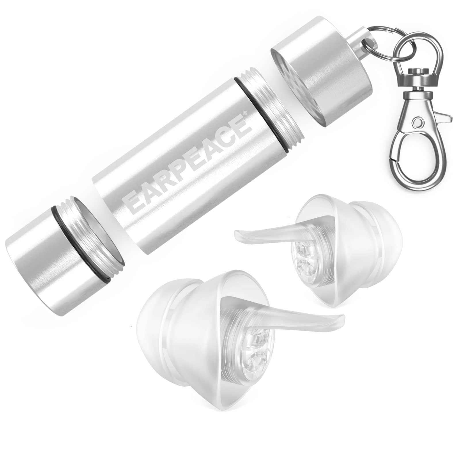 EarPeace todos los componentes del kit mostrando variedad de tallas