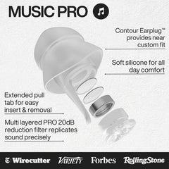 EarPeace textura de silicona del tapón para confort prolongado