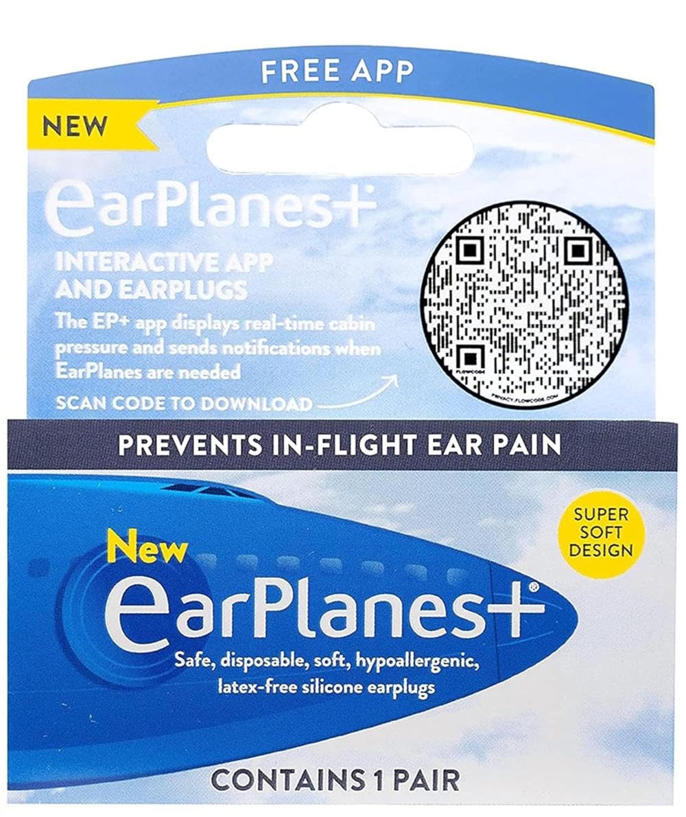 EarPlanes empaque frontal mostrando el par listo para viaje