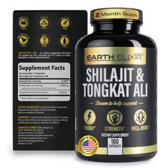 Earth Elixir cápsulas vistas de cerca para dosificación precisa