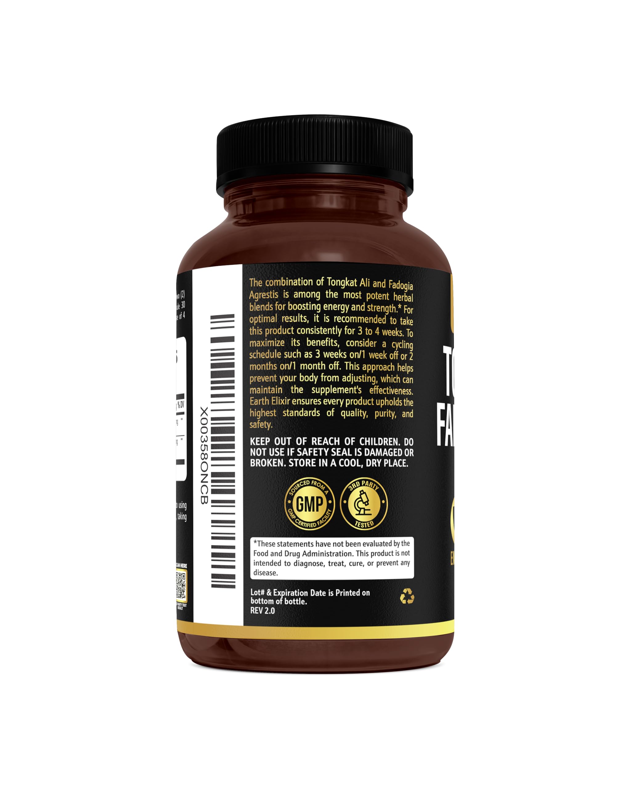 Earth Elixir en contexto lifestyle mostrando energía y vitalidad