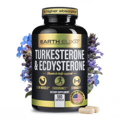 Earth Elixir frente del envase muestra fórmula limpia y factor de confianza