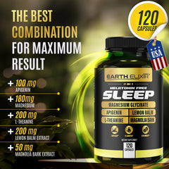 Earth Elixir tamaño en mano para comparar cantidad por toma