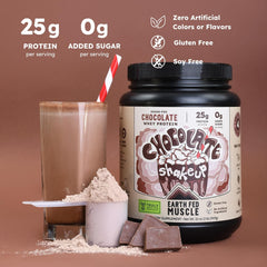 Earth Fed Muscle textura del polvo fina para mezcla rápida