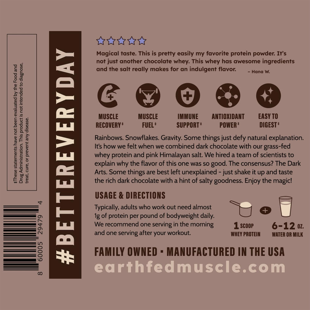 Earth Fed Muscle polvo disuelto sin grumos gracias a lecitina de girasol