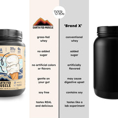 Vainas de Madagascar junto al producto Earth Fed Muscle resaltando sabor natural