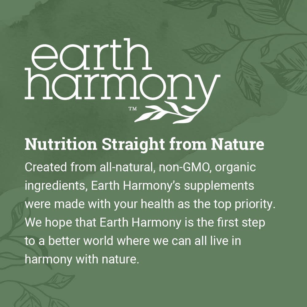 Earth Harmony cápsula junto a un vaso de agua en uso diario, beneficio simplicidad