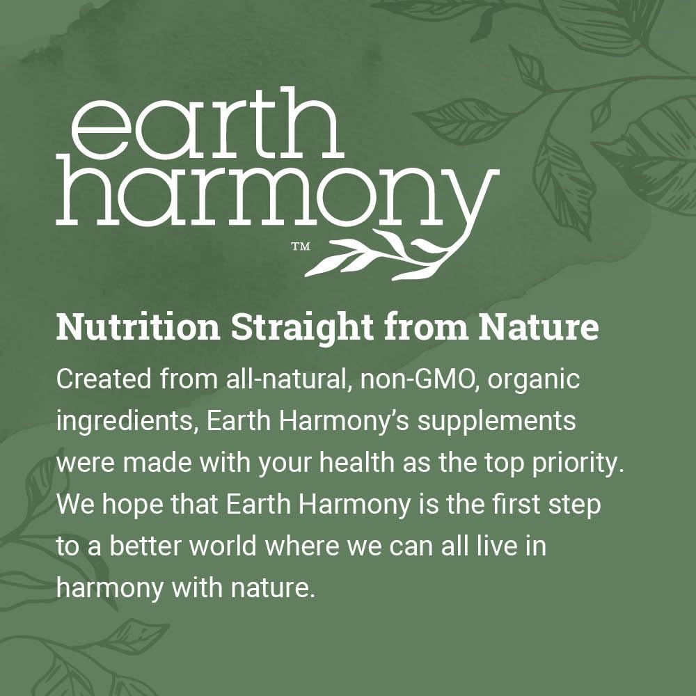 Earth Harmony Naturals botella sostenida en mano, uso cotidiano fácil