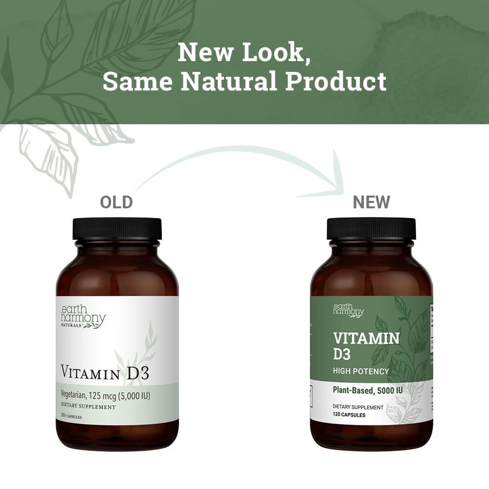Earth Harmony Naturals etiqueta con ingredientes limpios y ventaja sin aditivos