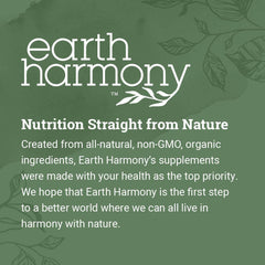 Earth Harmony Naturals botella junto a una moneda para comparar tamaño práctico