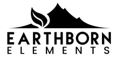 Earthborn Elements etiqueta y detalle con información de pureza y origen USA