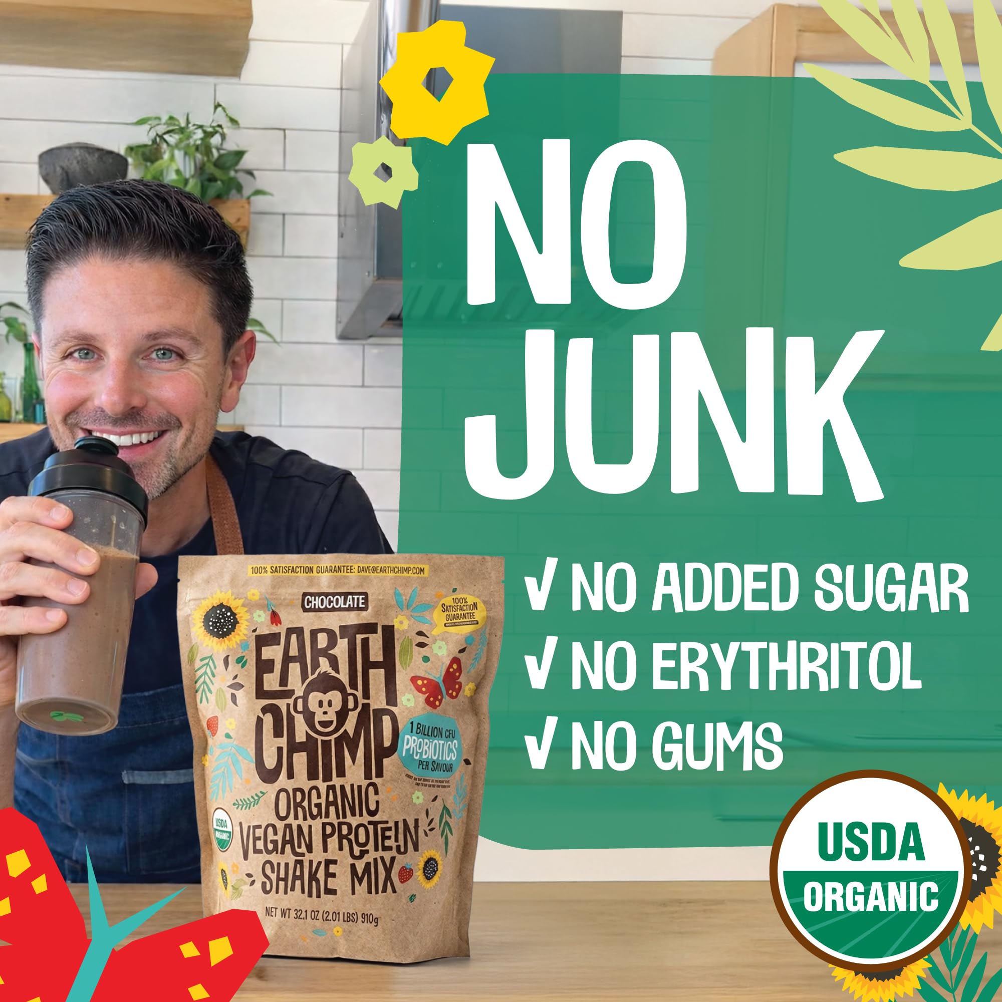 EarthChimp comparación de tamaño 32 oz para controlar raciones