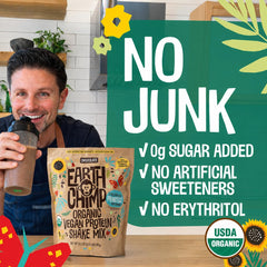 EarthChimp comparación de tamaño y porciones, envase de 64 oz para uso prolongado