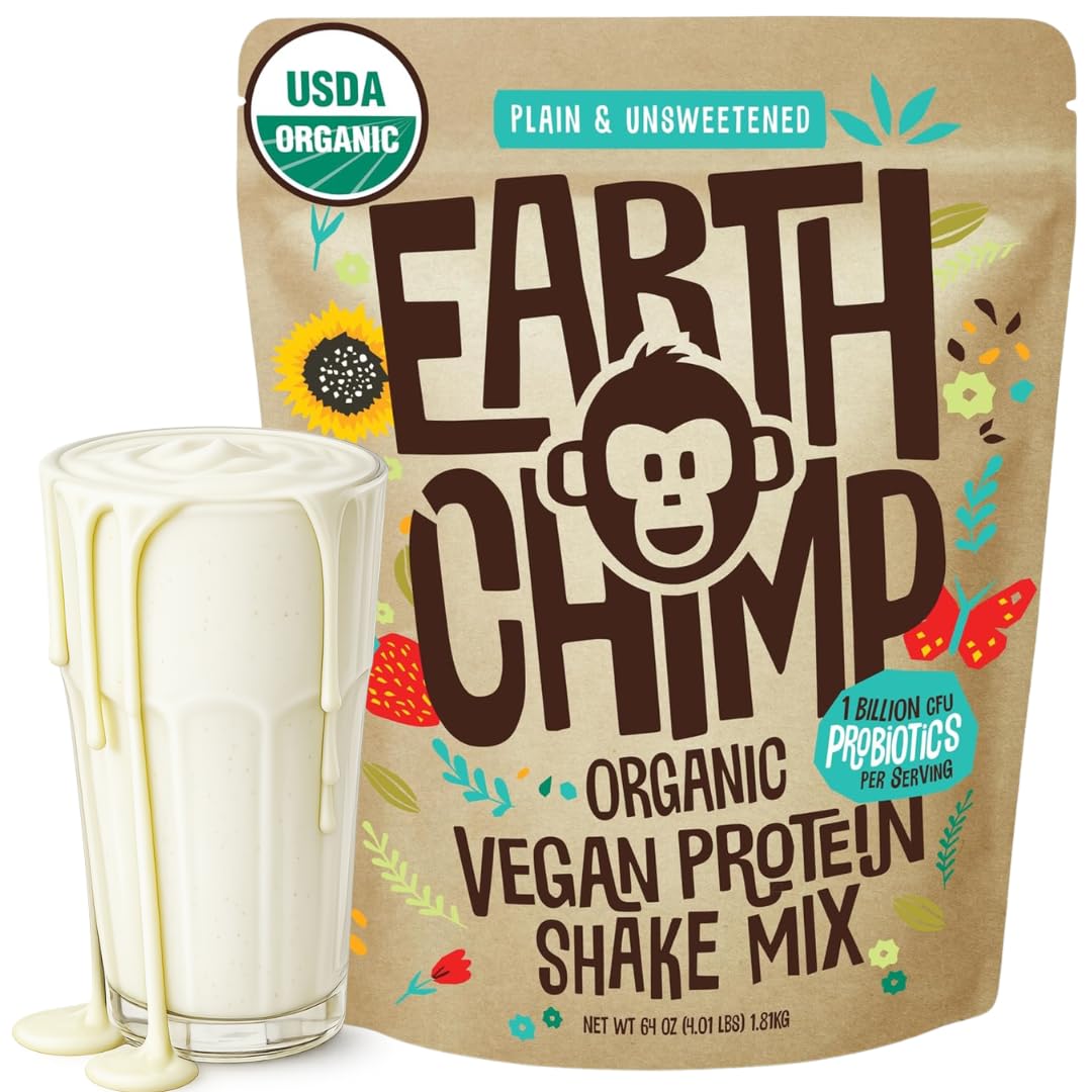 EarthChimp frente del envase mostrando tamaño y marca, práctico para almacenamiento