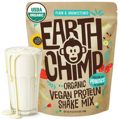 EarthChimp frente del envase mostrando tamaño y marca, práctico para almacenamiento