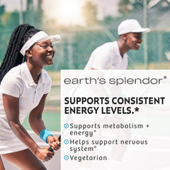 Earth's Splendor tableta en mano para ilustrar administración sencilla y conveniencia