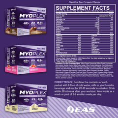 EAS Myoplex sobre individual listo para llevar y fácil dosificación