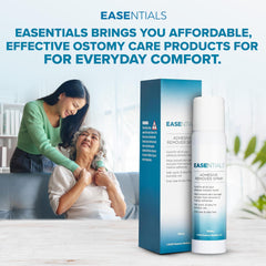 EASEntials en estantería de baño sugiriendo uso diario cómodo