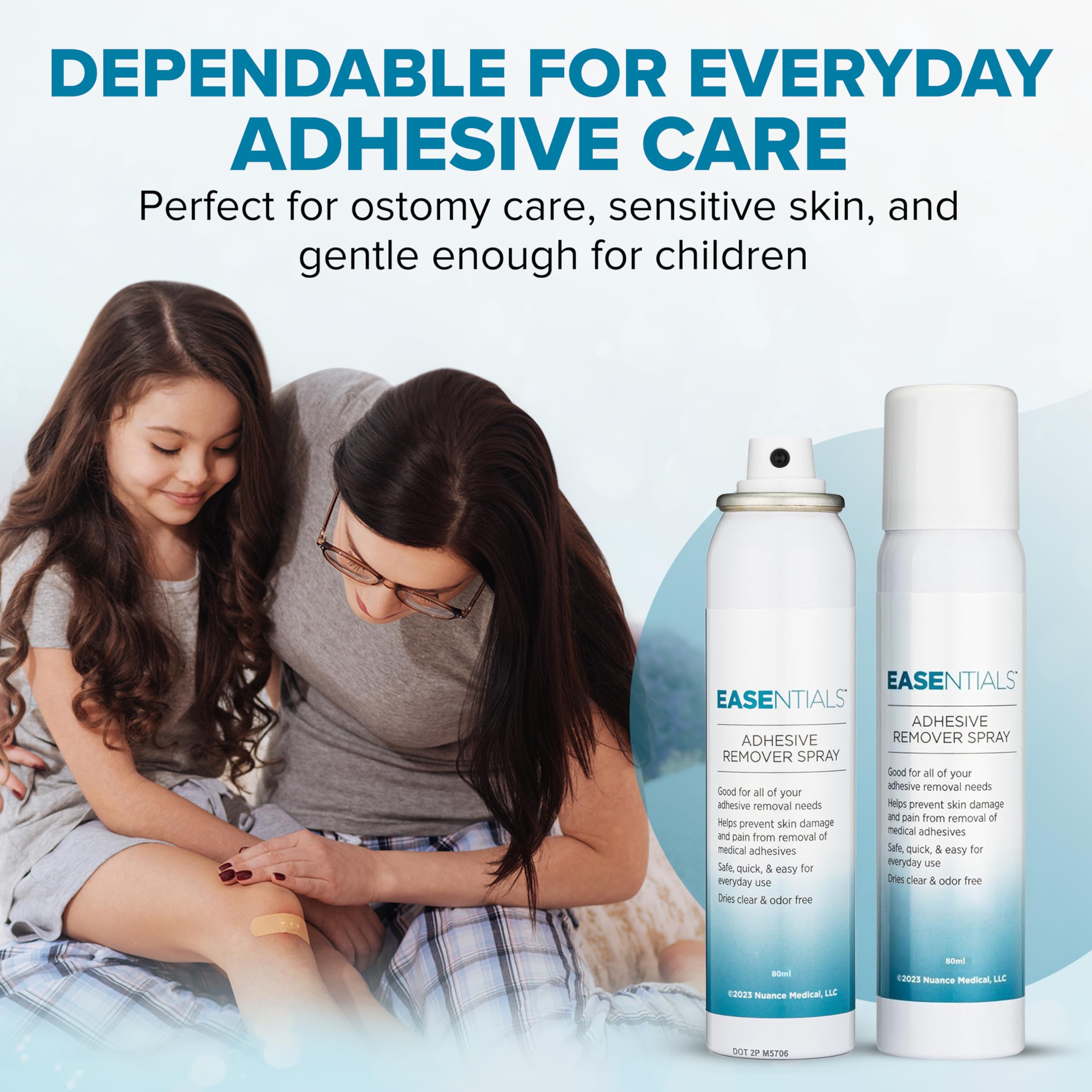 EASEntials etiqueta con ingredientes y precauciones, lectura clara