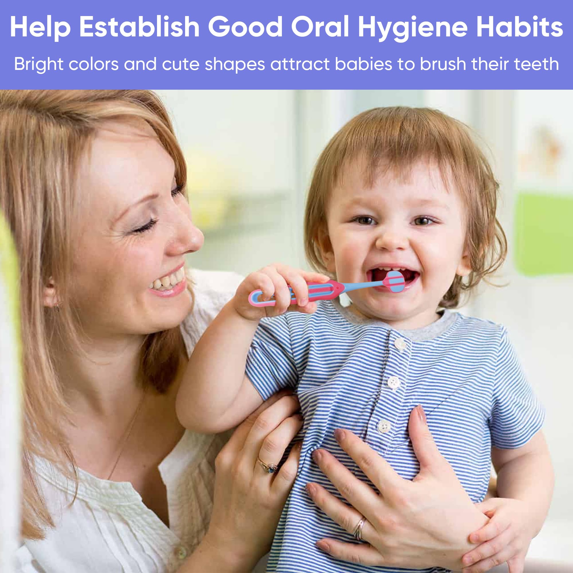 EASICUTI múltiples colores del pack que hacen el cepillado más divertido y práctico