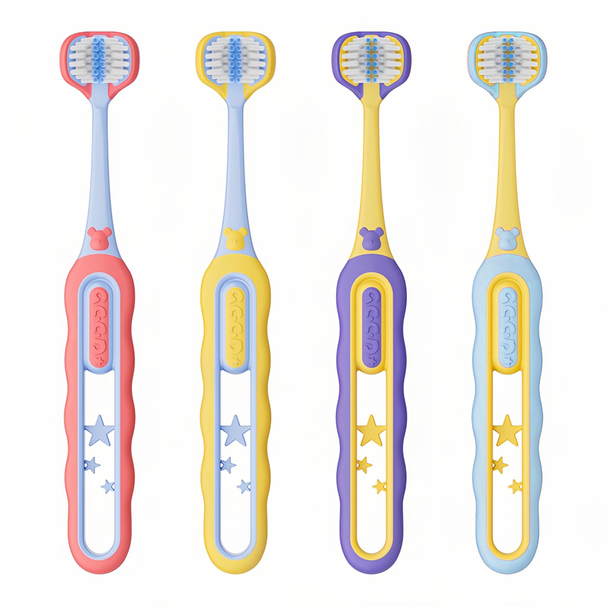 EASICUTI pack frontal mostrando cuatro cepillos y beneficio ahorro