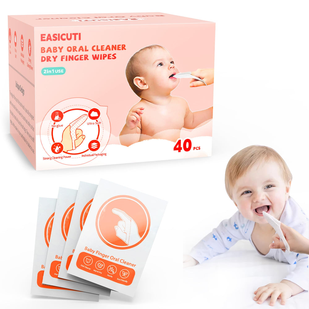EASICUTI empaque frontal con 40 toallitas, práctico y listo para llevar