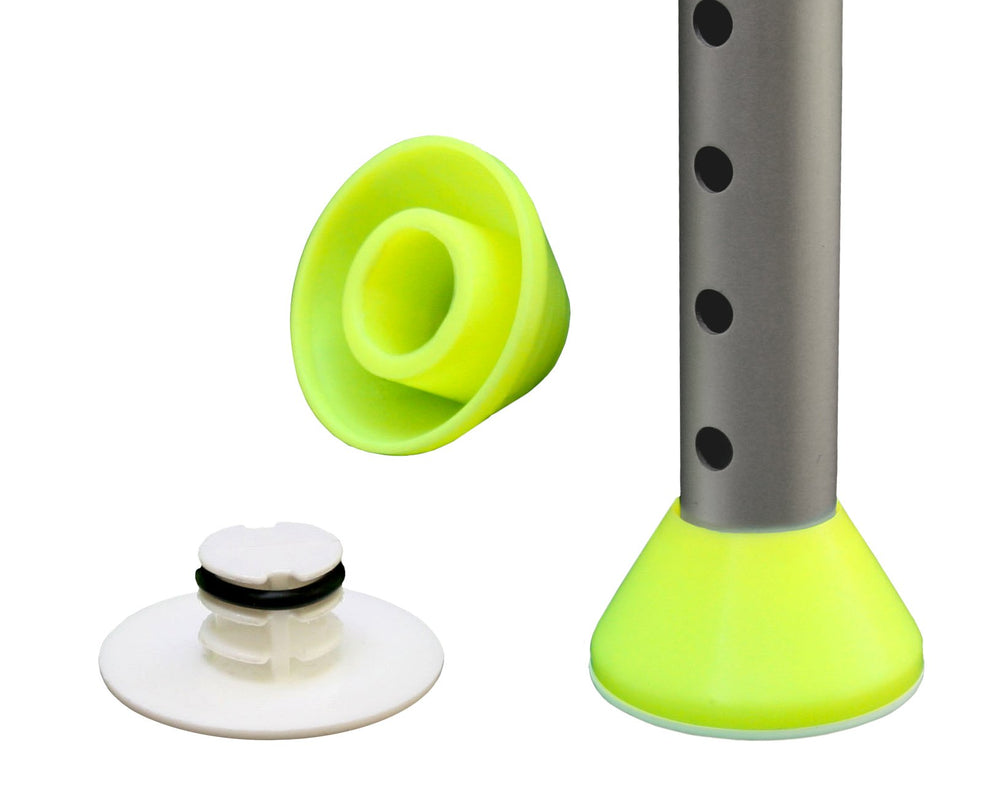 Easy To Use Products vista frontal del par de Walker Coasters, mejora deslizamiento