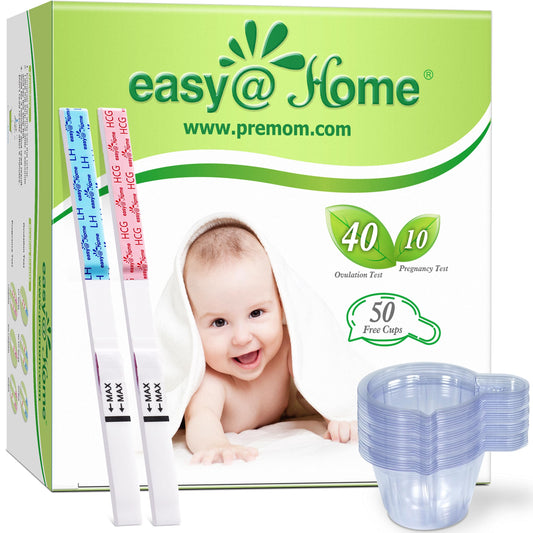Easy@Home empaque frontal mostrando kit completo para concepción