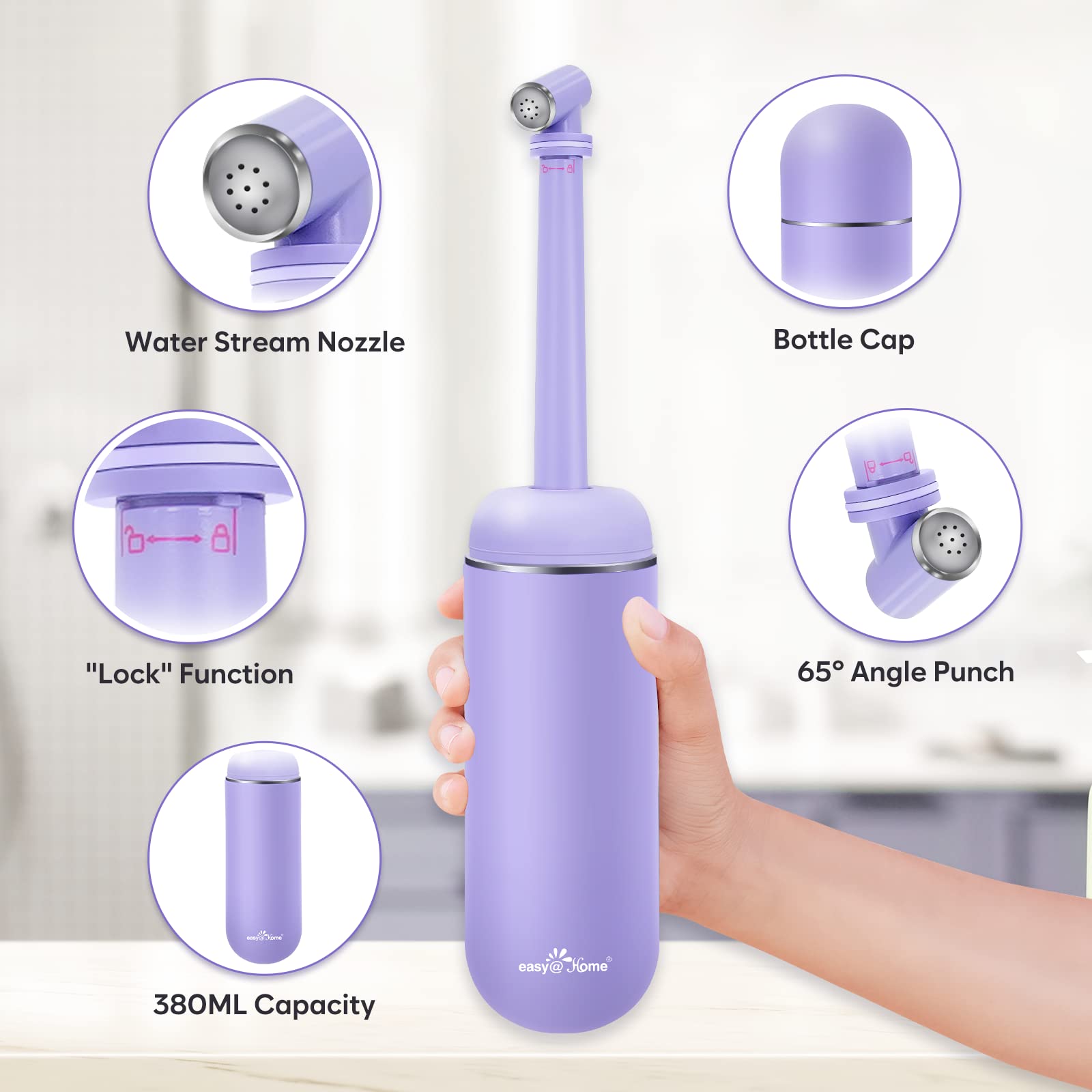 easy@Home etiqueta con instrucciones, uso sencillo y claro