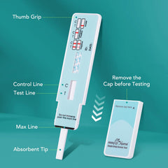 Easy@Home etiqueta con instrucciones legibles uso correcto