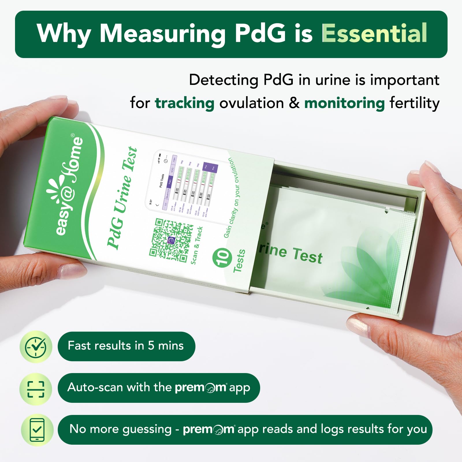 Easy@Home tira con resultado positivo que confirma PdG, mayor seguridad