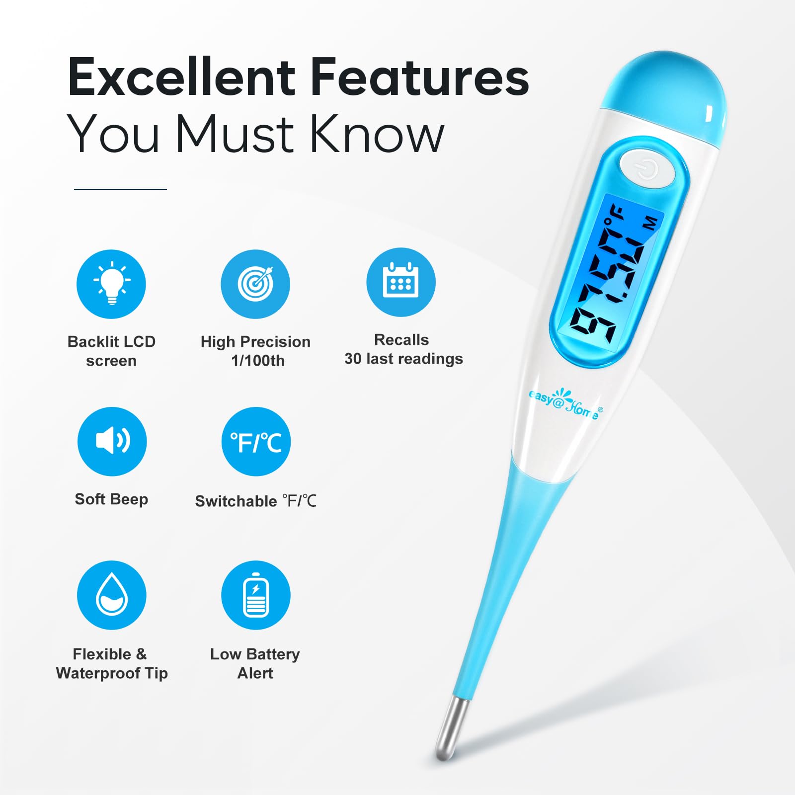 Easy@Home punta flexible en detalle, mayor comodidad oral y limpieza sencilla