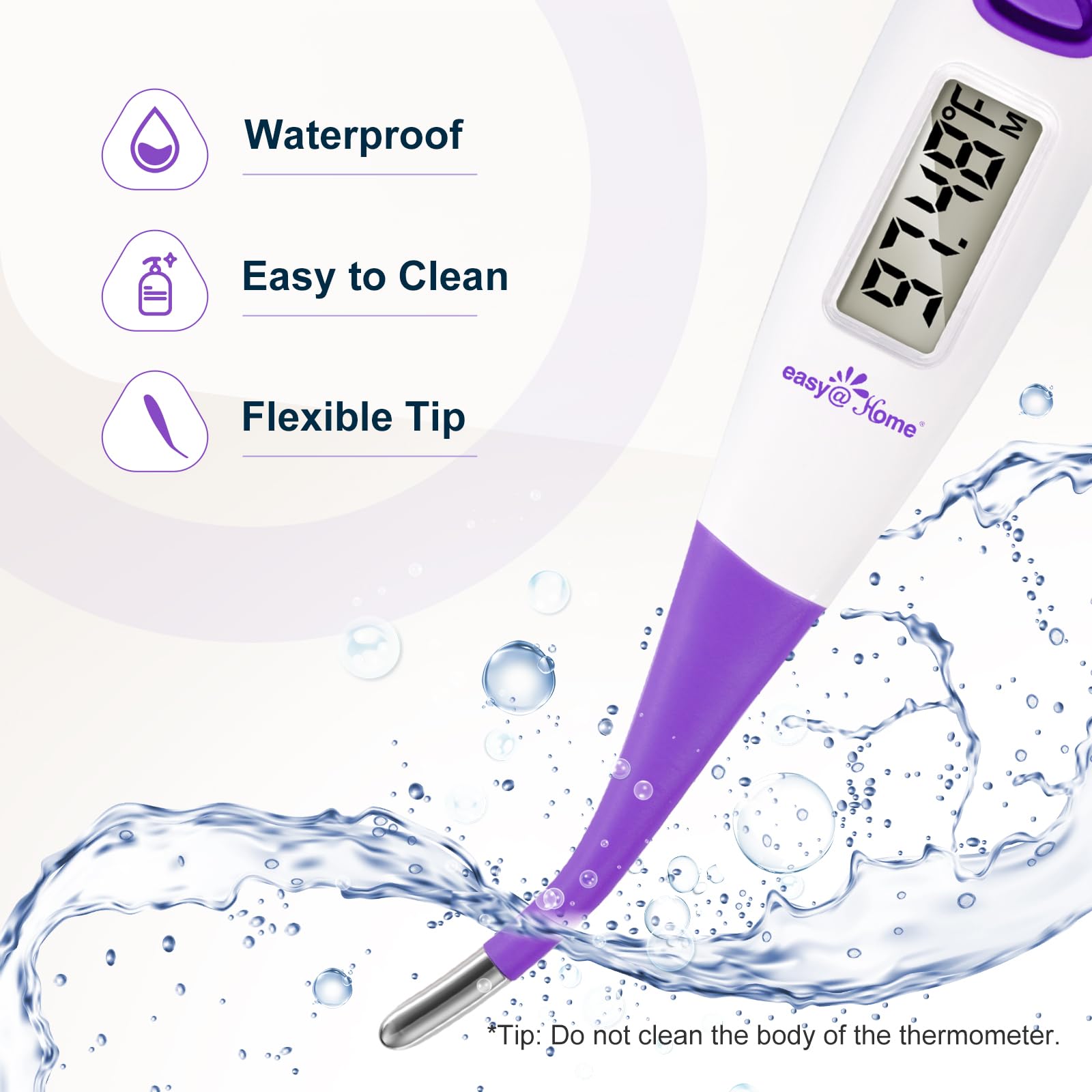 Easy@Home comparación de tamaño con un bolígrafo para referencia